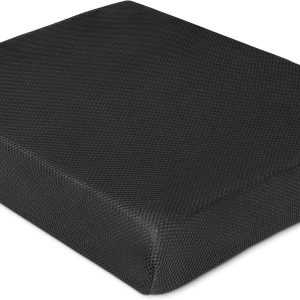 Milliard Memory Foam Seat Cushion Chair Pad 18 x 16 x 3in. with Washable Cover, for Relief and Comfort