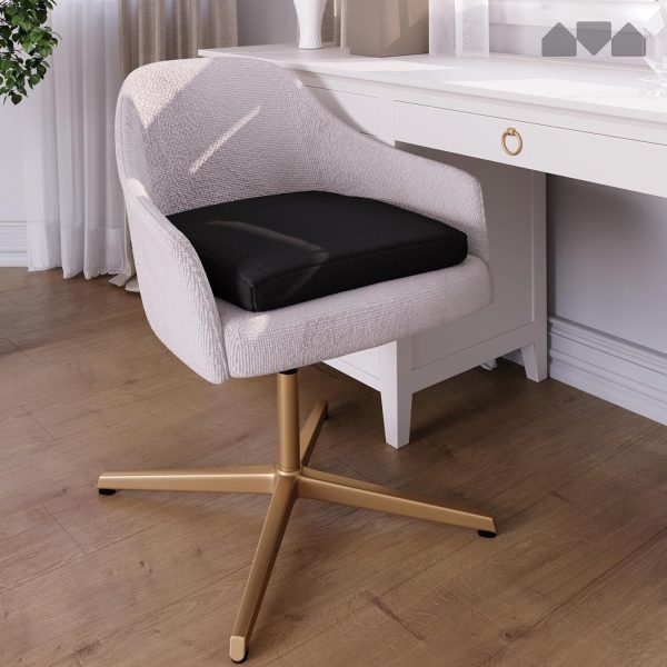 Milliard Memory Foam Seat Cushion Chair Pad 18 x 16 x 3in. with Washable Cover, for Relief and Comfort - Image 2